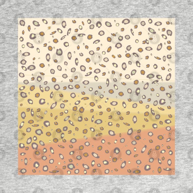 Spotted gradient. yellow. orange. spots. by PrintedDreams